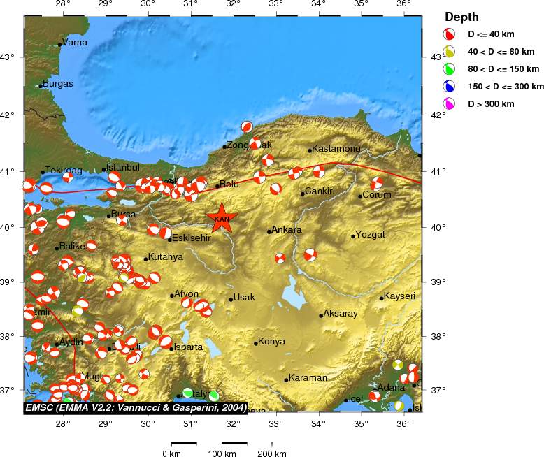 Regional moment Tensor