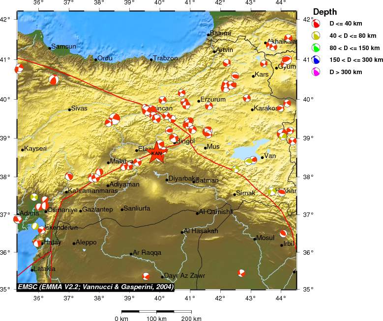 Regional moment Tensor