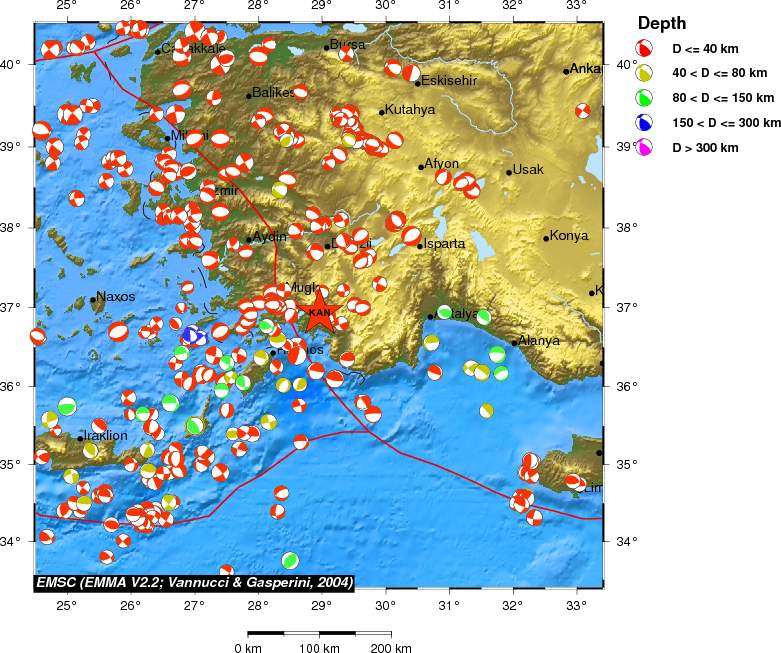 Regional moment Tensor