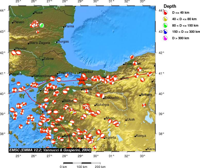 Regional moment Tensor