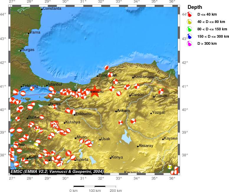 Regional moment Tensor