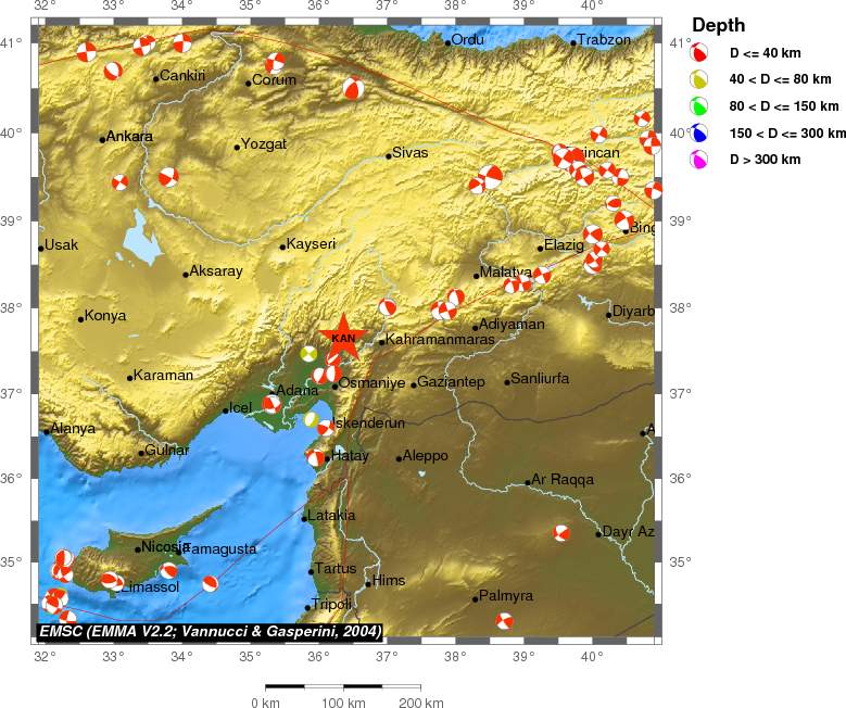 Regional moment Tensor
