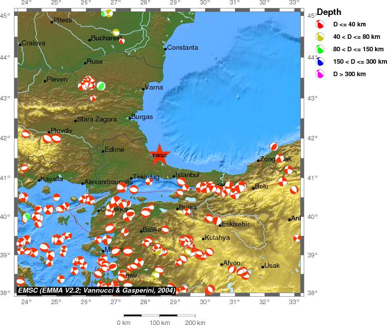Regional moment Tensor