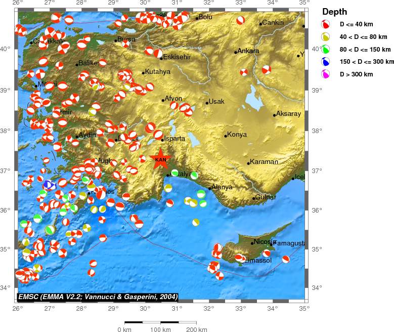 Regional moment Tensor