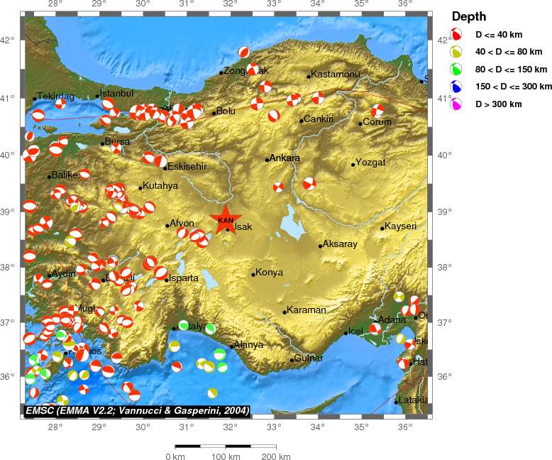 Regional moment Tensor