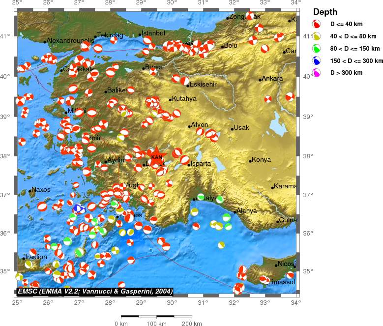 Regional moment Tensor