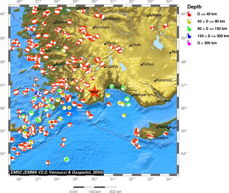 Regional moment Tensor