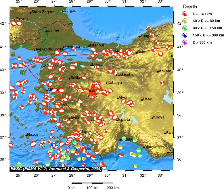 Regional moment Tensor