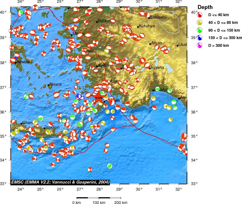 Regional moment Tensor