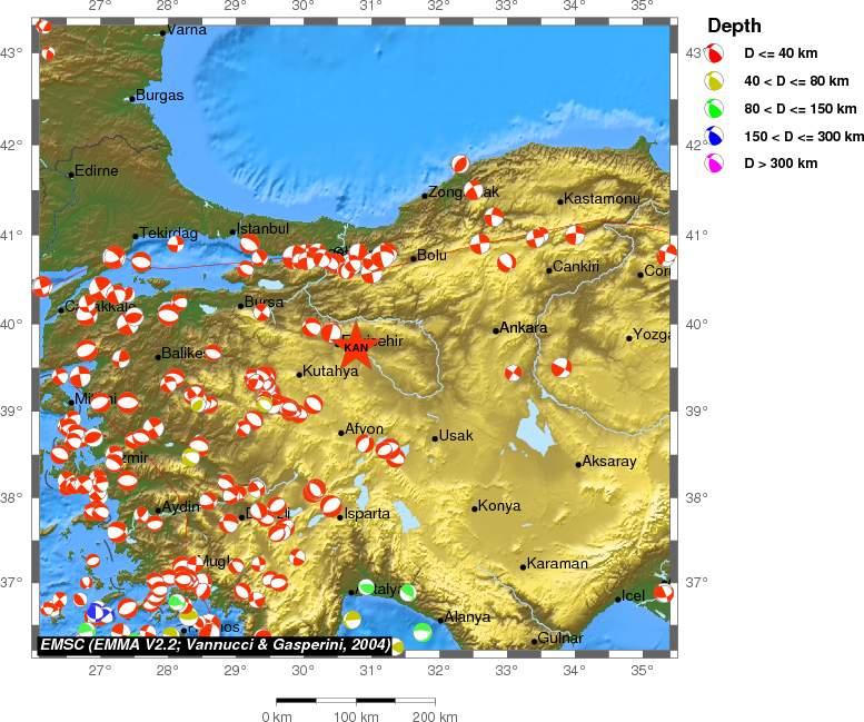Regional moment Tensor