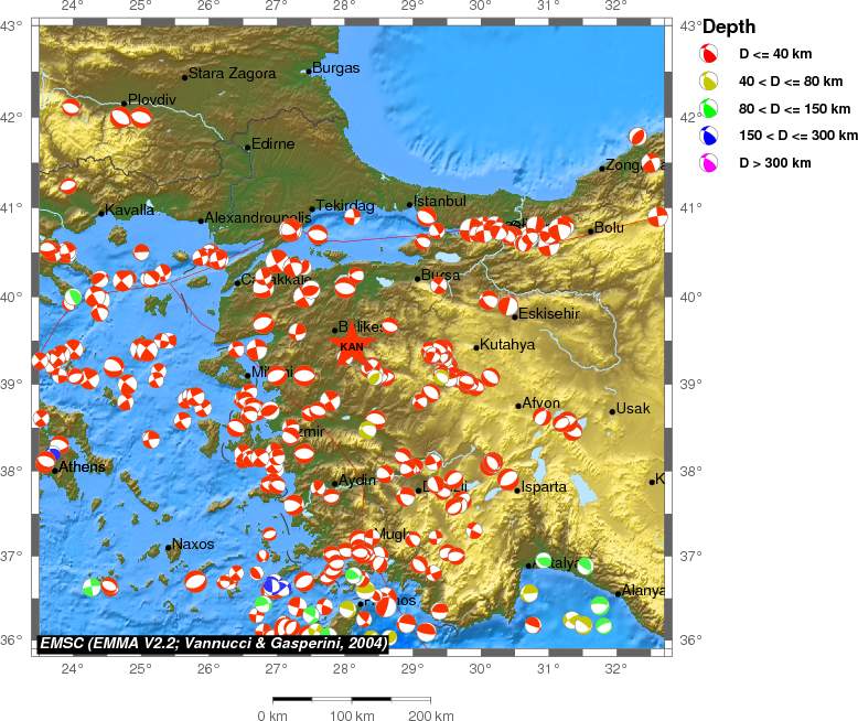 Regional moment Tensor
