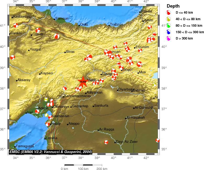 Regional moment Tensor