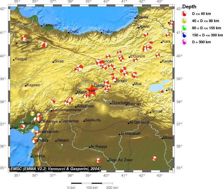 Regional moment Tensor