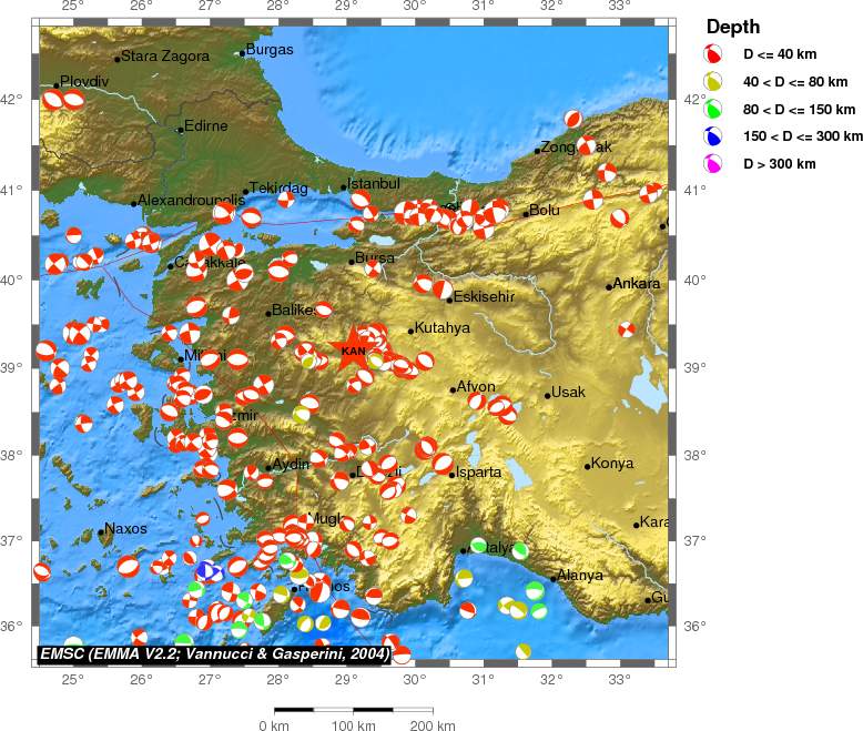 Regional moment Tensor