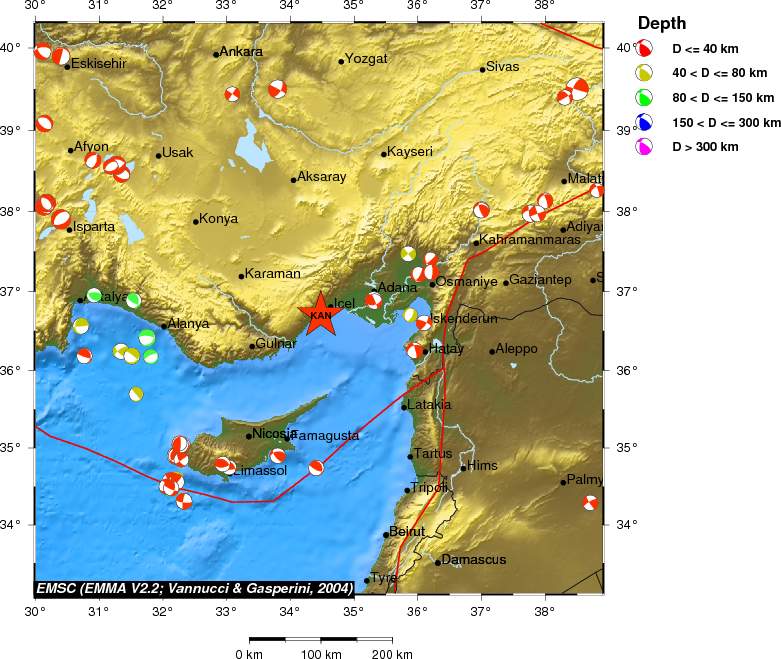 Regional moment Tensor