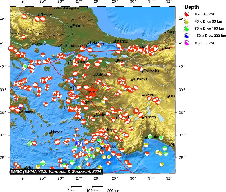 Regional moment Tensor