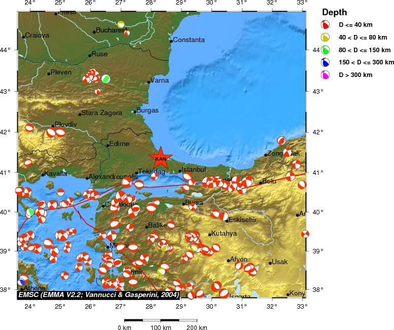 Regional moment Tensor