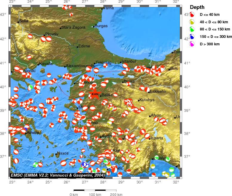Regional moment Tensor