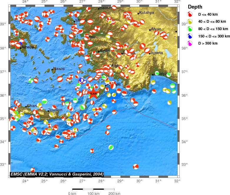 Regional moment Tensor