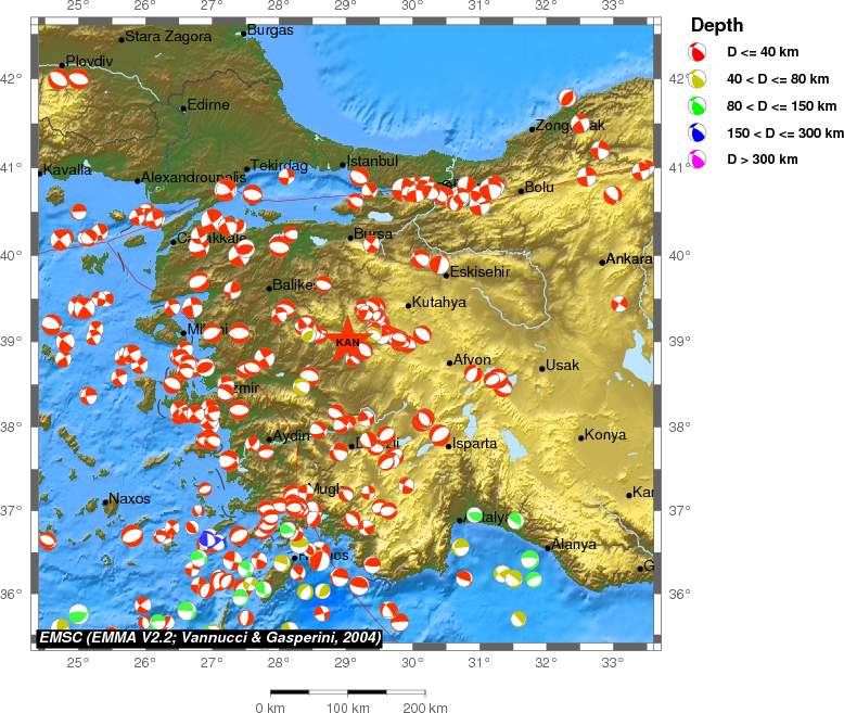 Regional moment Tensor