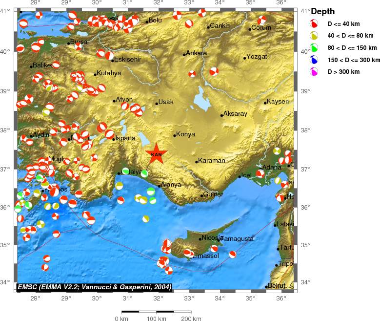 Regional moment Tensor
