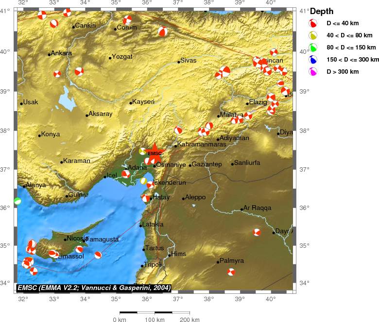 Regional moment Tensor
