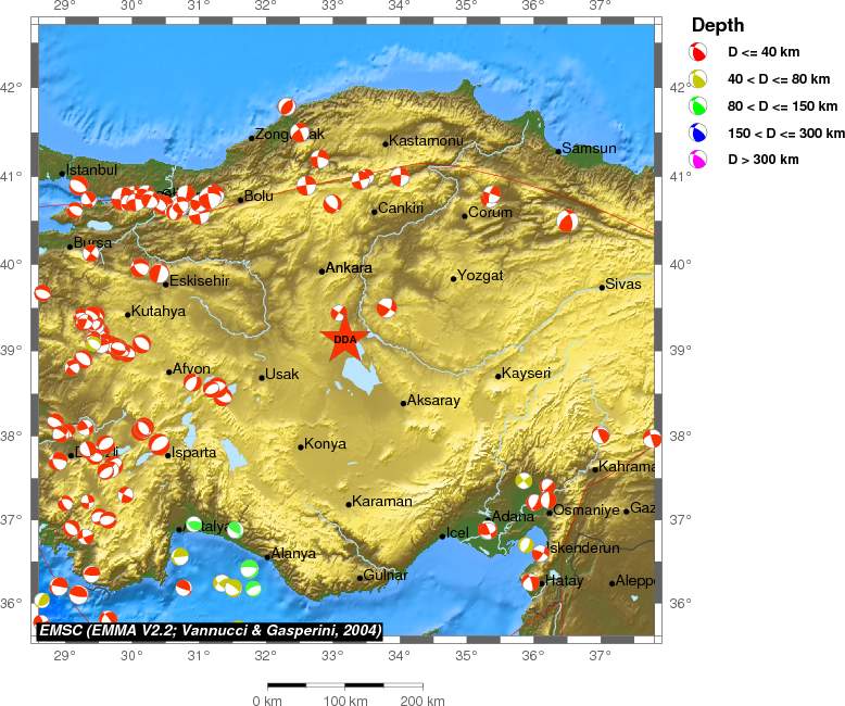 Regional moment Tensor