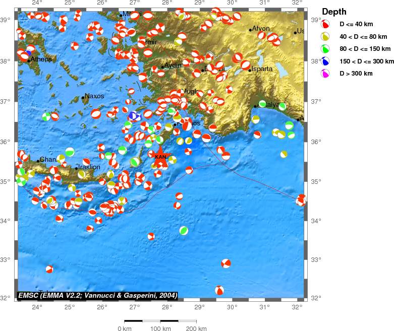 Regional moment Tensor