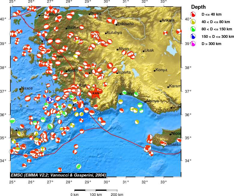 Regional moment Tensor