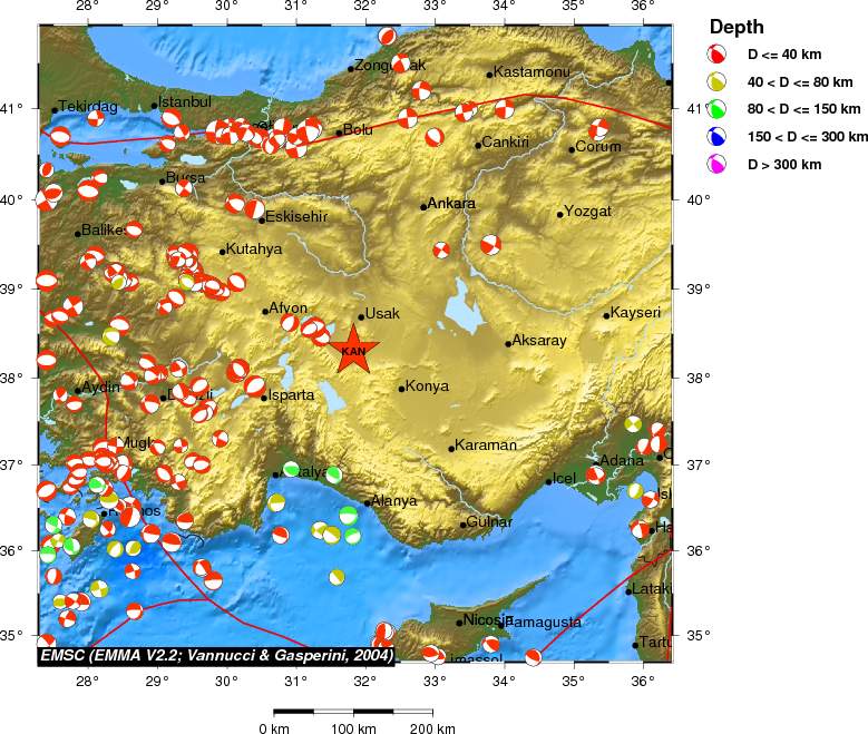 Regional moment Tensor