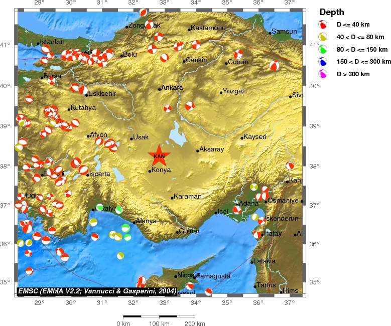 Regional moment Tensor