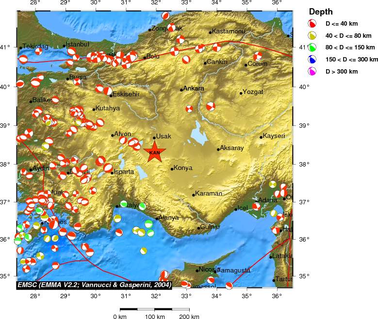 Regional moment Tensor