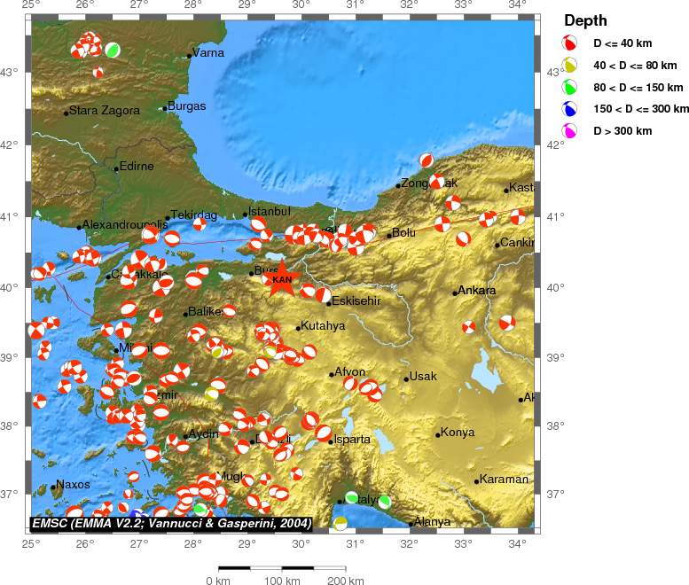 Regional moment Tensor