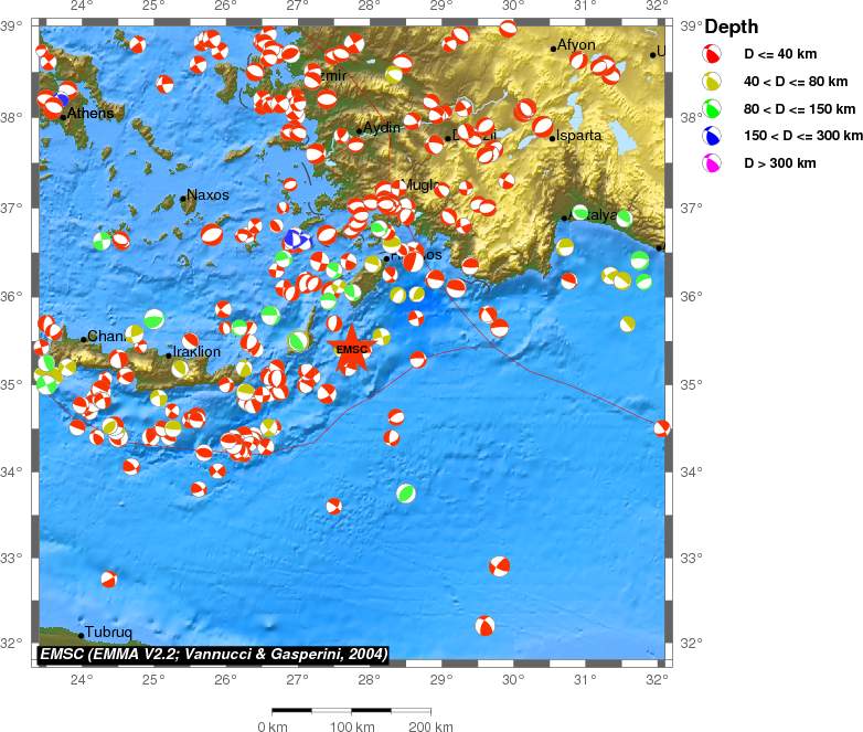 Regional moment Tensor