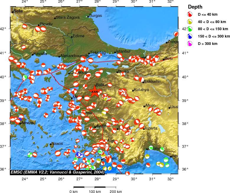 Regional moment Tensor