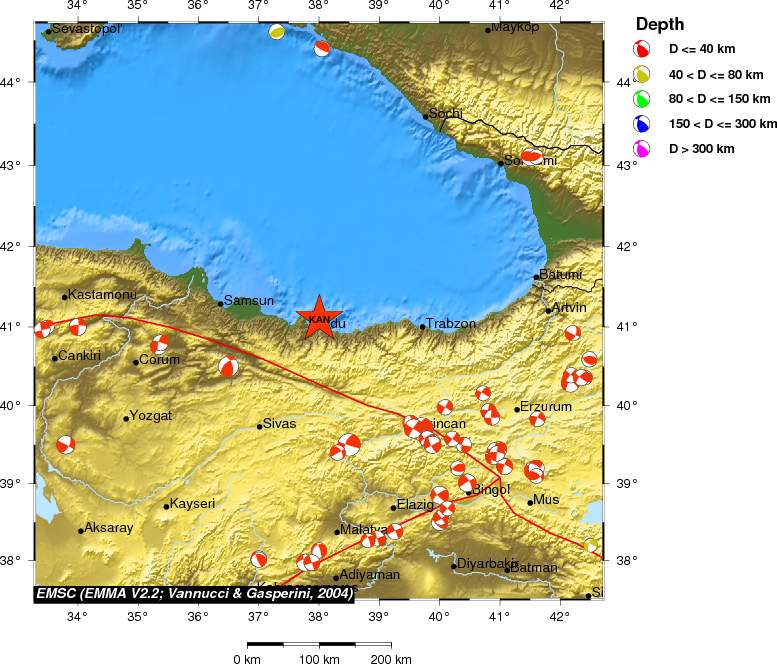 Regional moment Tensor