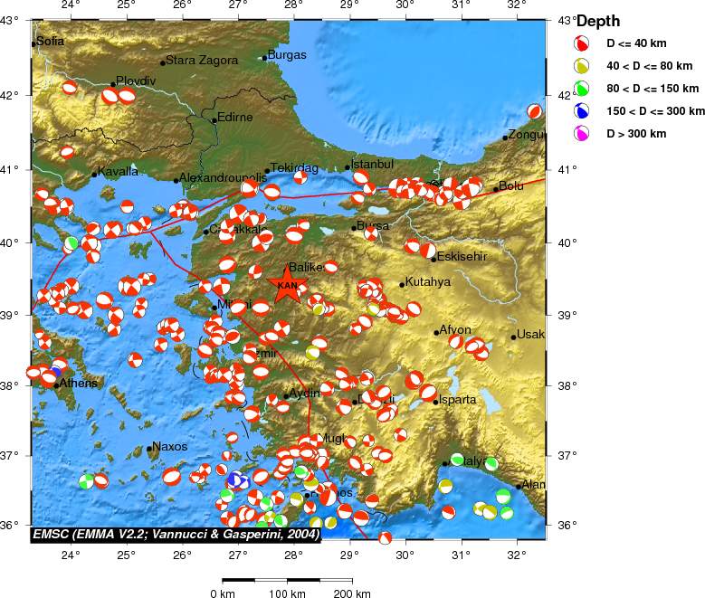 Regional moment Tensor
