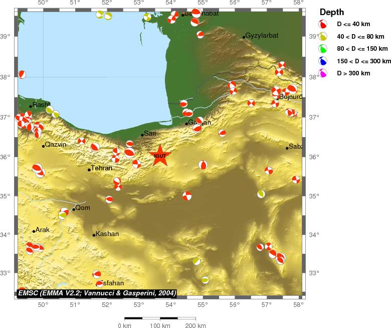 Regional moment Tensor