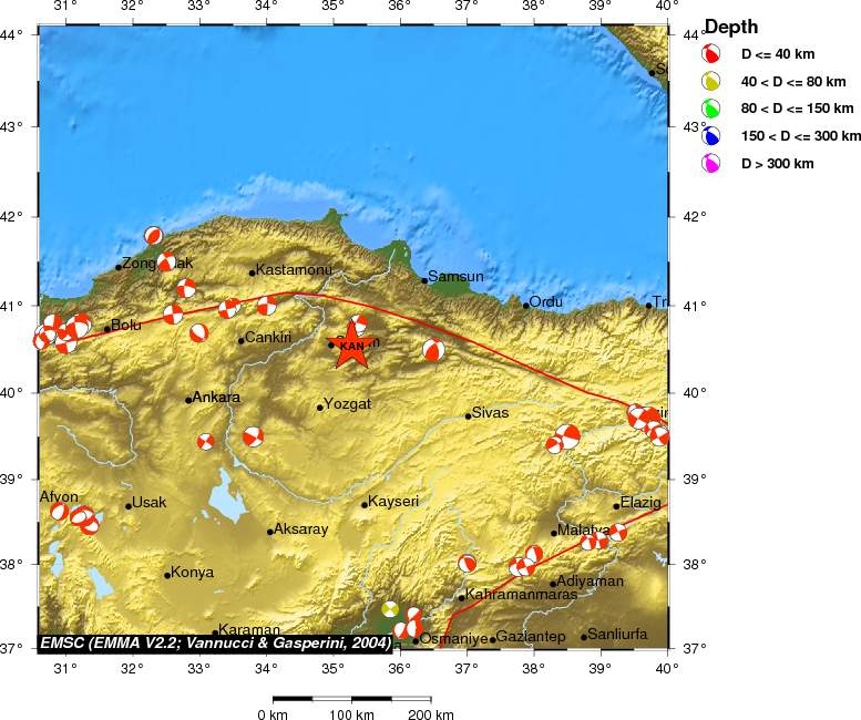 Regional moment Tensor