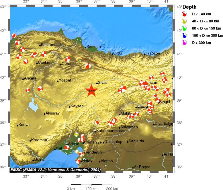 Regional moment Tensor