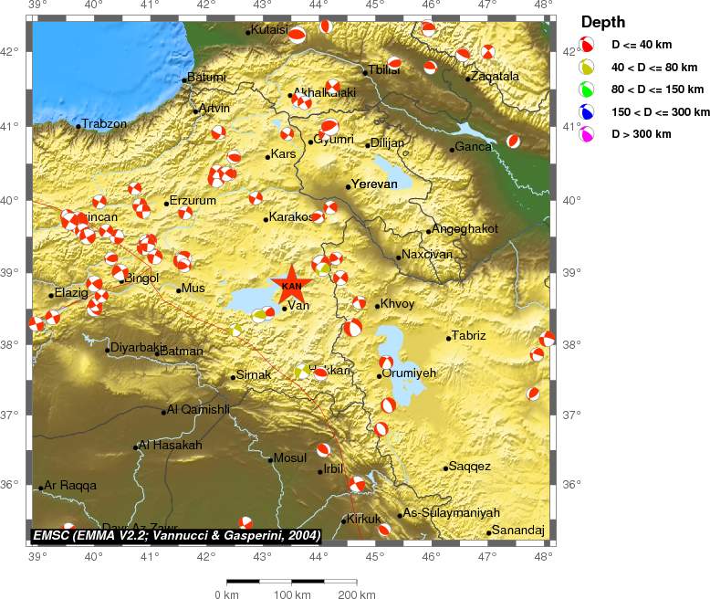 Regional moment Tensor