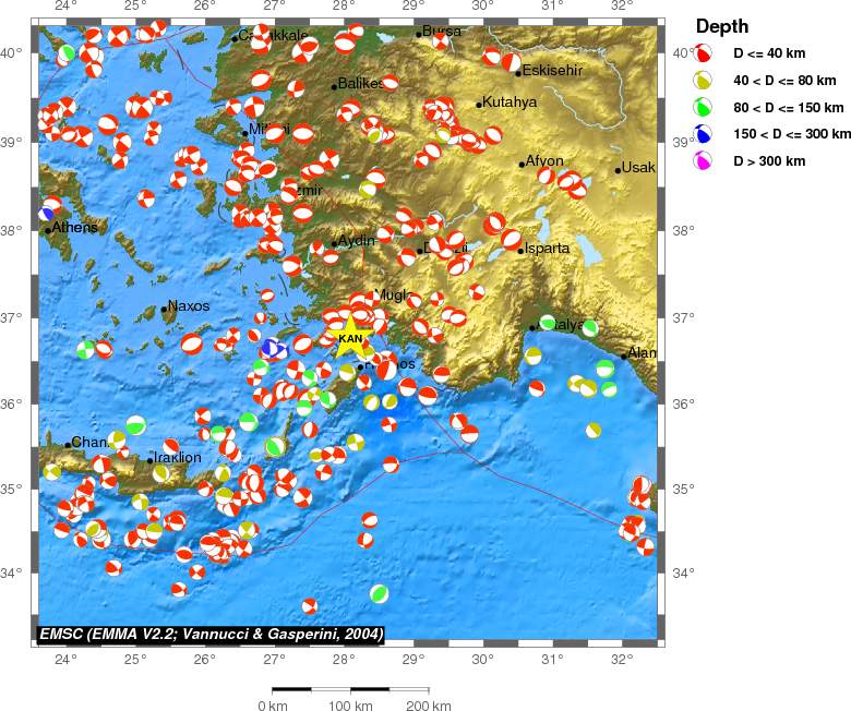 Regional moment Tensor