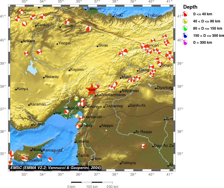 Regional moment Tensor