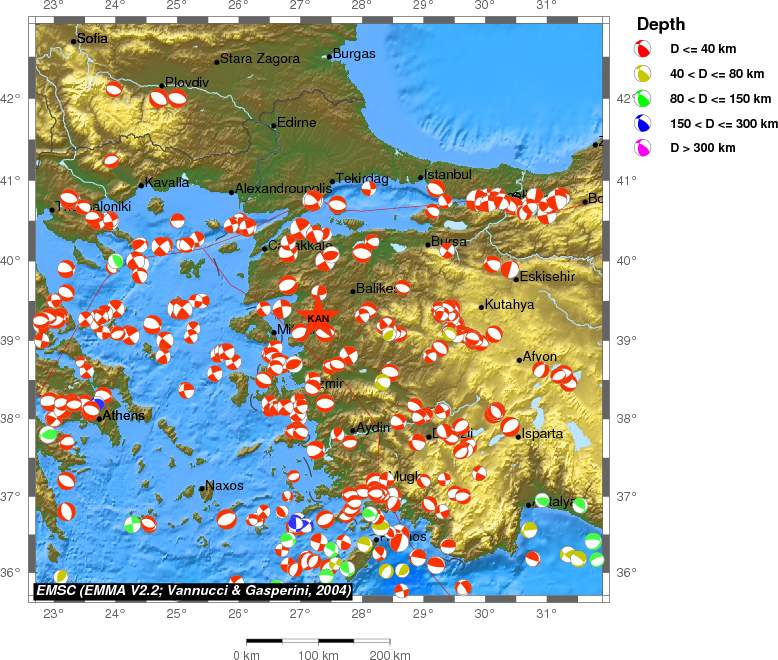 Regional moment Tensor