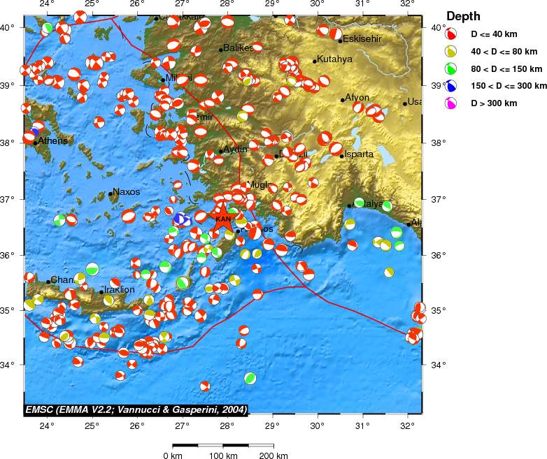 Regional moment Tensor