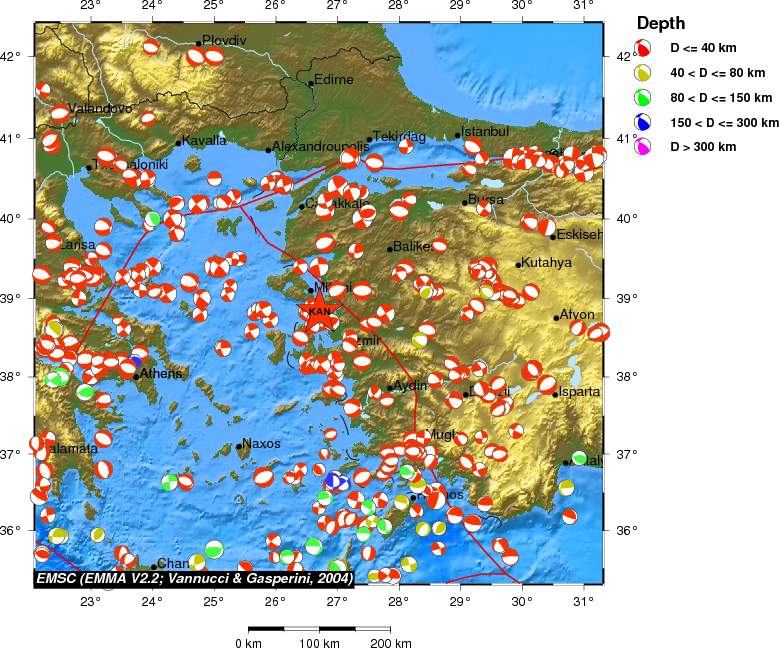 Regional moment Tensor