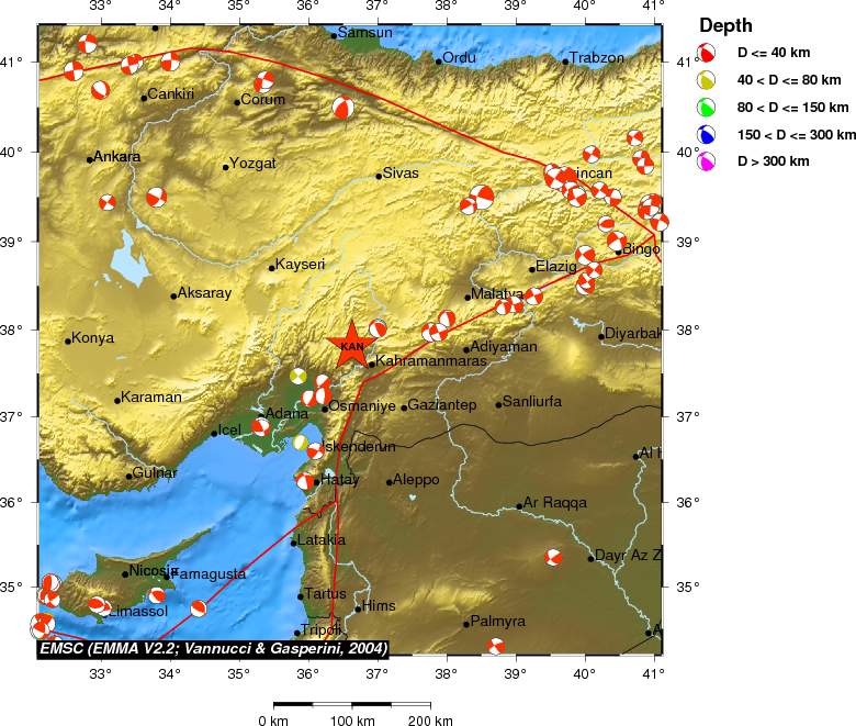 Regional moment Tensor
