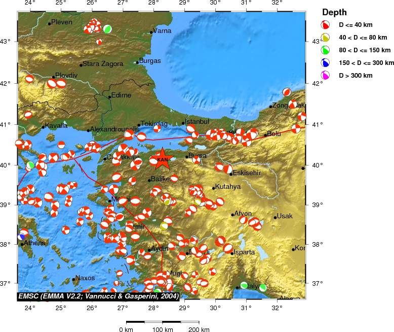 Regional moment Tensor