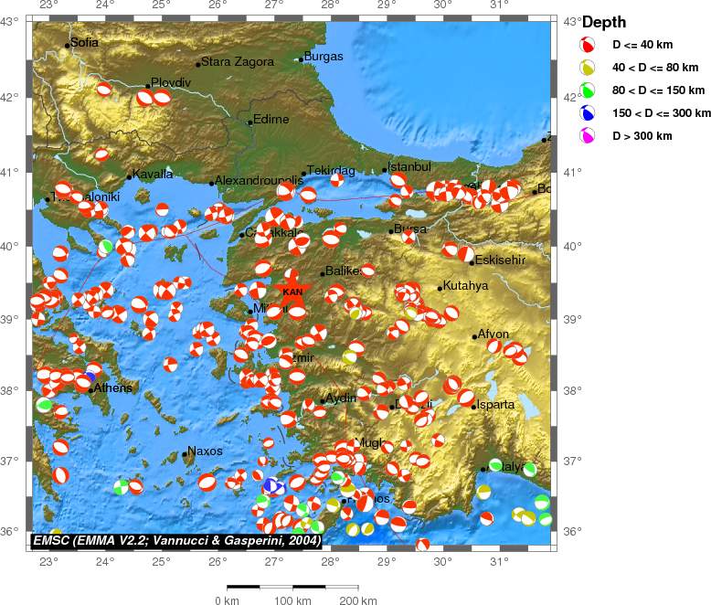 Regional moment Tensor