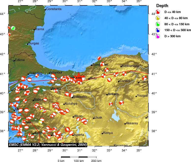 Regional moment Tensor
